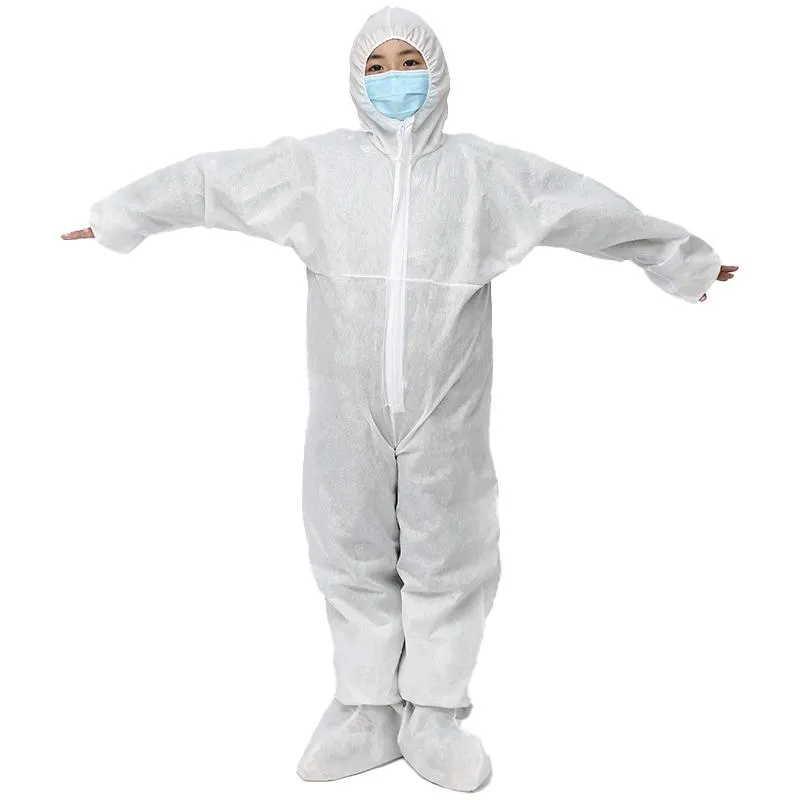 Medical Coverall Disposable Coverall Children Kids Breathable Dustproof Anti Bacteria Splash Resistant Biosecurity Dustproof